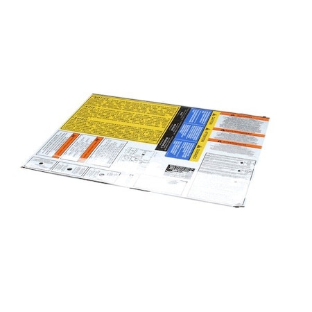 Pitco Lbl, Sheet Gas 7, 14, 18 , 14R, 14C A6100201